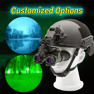 Green Image Intensifier Tube Real Gen2+ Gen3 IIIT Night Vision 50 FOV Lens Binoculars Night Vision PVS31