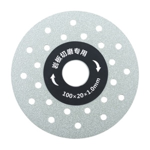 Disque de découpe et de meulage diamanté brasé sous vide double face de 4 pouces/100 mm pour granit, marbre, pierre, carrelage - Product Image 3