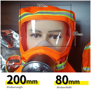 Masker Pelarian Kebakaran Berkualitas Tinggi, Penutup Asap Darurat untuk Pemadam Kebakaran, Respirator Penyelamat untuk Perlindungan - Product Image 3