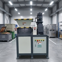 Broyeur de déchets alimentaires industriel durable à arbre unique, à haut taux de recyclage, déchiqueteur de déchets de cuisine, broyeur d'os, moteur 3kW