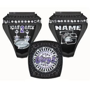 Anneaux en acier inoxydable personnalisés Anneaux de championnat de baseball Anneaux de softball Logo personnalisé - Product Image 2