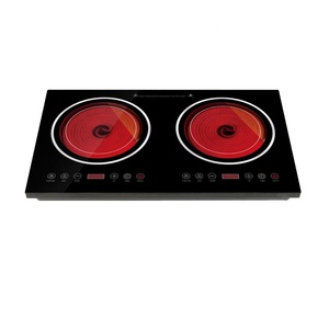 Table de cuisson électrique à 2 brûleurs avec chauffage en céramique 3600w - Product Image 1