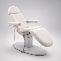 Lit de beauté électrique à 3 moteurs, dossier et repose-jambes réglables, base métallique, capacité de charge de 200 kg, télécommande, hauteur réglable, salon de beauté, spa