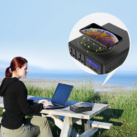 Kabellose 154W Tragbare Powerstation, Universelle Tragbare Stromquelle für Beleuchtung/Audio-Equipment/Laptop/Drohne/Mobile Geräte