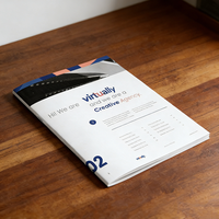 Impression de brochures, catalogues et magazines OEM ODM, livraison rapide, faible MOQ, impression offset A5/A6, brochures publicitaires d'entreprise