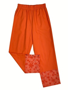 <span class=keywords><strong>Pantalon</strong></span> pour <span class=keywords><strong>femme</strong></span> tendance, ample et confortable, grande <span class=keywords><strong>taille</strong></span>, <span class=keywords><strong>pantalon</strong></span> de costume avec empiècements en dentelle, idéal pour les fêtes, les vacances, décontracté, coupe droite - Product Image 2