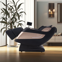 Fauteuil de massage de luxe électrique AI Smart Heat Recliner Thai Stretch 3D Robot Hand SL Track Zero Gravity Shiatsu 4D Master pour les jambes