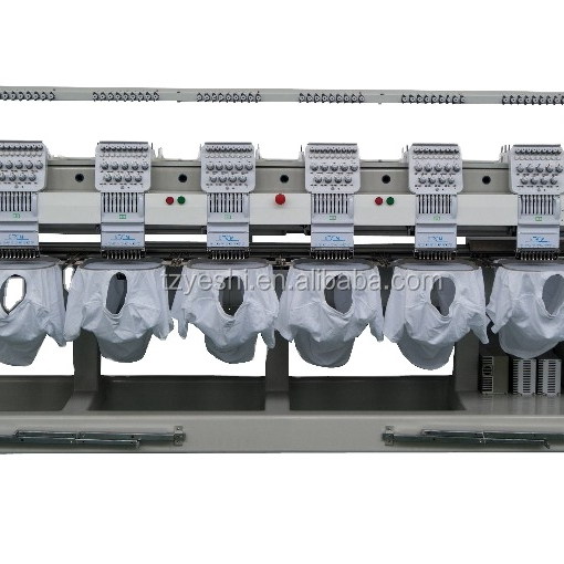6 head flat embroidery machine for price