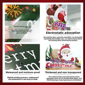 Joyeux Noë<span class=keywords><strong>l</strong></span> 2025 Fenêtre Autocollant De Noë<span class=keywords><strong>l</strong></span> Décorations Pour La Maison Nouvel An Natal Cadeaux Ornement De Noë<span class=keywords><strong>l</strong></span> Boule De Noë<span class=keywords><strong>l</strong></span> Ornements D'arbre - Product Image 3