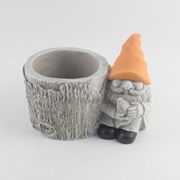 Pot de fleurs en béton en forme de bonhomme de neige, écologique et tendance, facile à utiliser, support de bougie pour jardin et maison – Vente chaude