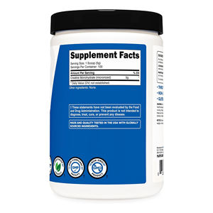 Créatine monohydrate en poudre, poudre de créatine pure, apportant de l'énergie aux adultes, non destinée aux femmes enceintes, OEM 500g 99% - Product Image 3