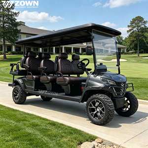 Version améliorée de voiturette de golf électrique tout-terrain surélevée avec grande batterie au lithium et longue autonomie pour les activités de chasse en extérieur - Product Image 1