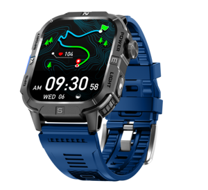 Nouvelle montre intelligente GPS carrée H3 Sport, grand écran HD, appels Bluetooth réels, détection de la fréquence <span class=keywords><strong>cardiaque</strong></span>, boussole, rappel d'exercice, sans fil - Product Image 2