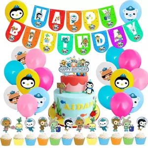 Cute sea Animal Balloons Shark Octopus Crab Whale Dolphin Fish