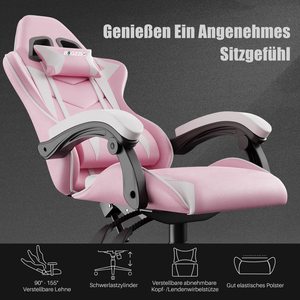 Silla reclinable para <span class=keywords><strong>videojuegos</strong></span> ALINUNU, <span class=keywords><strong>precio</strong></span> al por mayor, con reposacabezas y soporte lumbar - Product Image 3