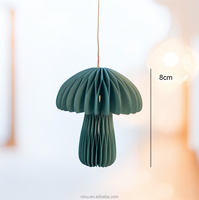 Lanternes 3D en papier nid d'abeille personnalisables et décorations de boules en papier en forme de champignon pour fêtes d'anniversaire