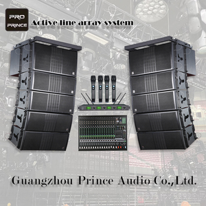 새로운 도착 전원 라인 배열 스피커 전문 사운드 시스템 10 인치 야외 활성 스피커 라인 배열 오디오 시스템 - Product Image 6