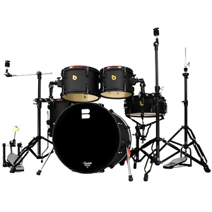 Juego completo profesional Beatello, batería silenciosa acústica, instrumentos de percusión negros para adultos, juego completo de silencio - Product Image 1
