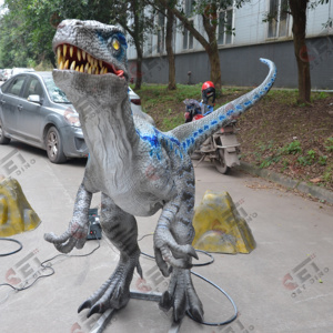 Modelo <span class=keywords><strong>de</strong></span> Dinosaurio <span class=keywords><strong>de</strong></span> Simulación, Velociraptor Eléctrico <span class=keywords><strong>de</strong></span> 6 Metros, Dinosaurio Animatrónico Realista a Gran Escala para Parque Temático - Product Image 6