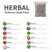 30 sacs/paquet marque privée pied Spa désintoxication à base de plantes trempage traitement pédicure sac à base de plantes