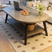 Table basse en bois minimaliste et moderne pour la maison compacte, le balcon, le salon
