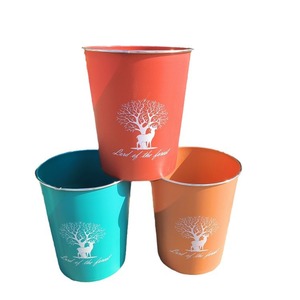 Poubelle cylindrique Lord Of The Forest, couleurs mélangées, pour intérieur et extérieur, bac de rangement à ouverture supérieure - Product Image 4