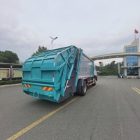 Camion benne arrière robuste HLW 18m pour compression des déchets, carrosserie en acier Q345 soudée par robot, entièrement fermé, collecte des eaux usées, Euro 3