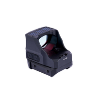 Optique Robuste et Compacte 1X à Point Rouge 28x19mm 9x Vision Diurne 2x Vision Nocturne Luminosité IP67 Étanche Légère Durable Tactique