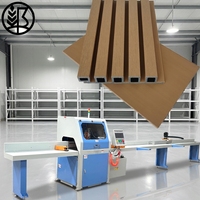 Máquinas de sierra circular horizontal automática de alta eficiencia para corte transversal de madera con control PLC y precisión de 0.3 mm para sierras de paneles de madera
