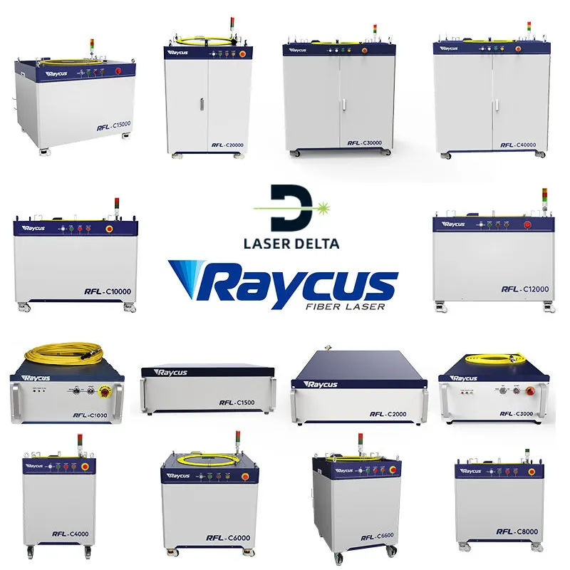 Raycus Fibra Laser Fonte 1000w 1500w 2000w Peças Equipamento De Soldagem A Laser Fonte Laser Raycus multifunções