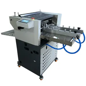 Automatic Vacuum air suction paper feeding A3 digital creasing perforating machine with numbering function