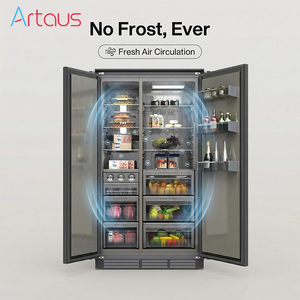 Built in Refrigerator Ready Fridge 488L 36inch Side-by-Side Compressor Low Noise Frost-Free for Household Hotel Use - Product Image 5