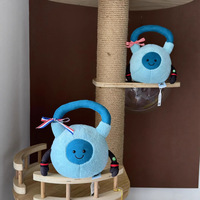 Peluche en forme de kettlebell de dessin animé, jouet doux et moelleux, haltère de fitness en peluche, décoration, cadeau pour enfants