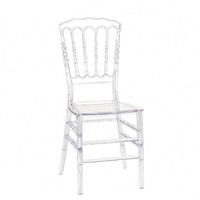 Chaise de restaurant transparente en acrylique, en plastique, pas chère, pour bureau et table, vente en gros