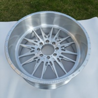 FANXI Full Gloss Black 24x12 America Force Concave 8x180 8x6.5 8x170 pour Ford F250 F350 Chevy2500 Gmc2500 Denali Sierra 2500