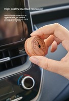 Difusor de salida de aire de coche de madera Velas y accesorios de fragancia