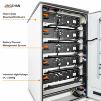 Armoire de stockage d'énergie liquide haute capacité pour le déploiement de projets d'énergie renouvelable à grande échelle et les services associés