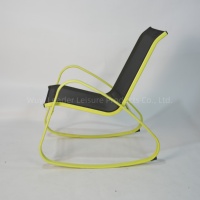 OEM Plancher confortable Chaise berçante nordique moderne Chaises longues paresseuses en fer zéro gravité pour l'extérieur