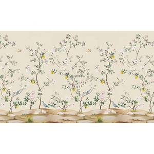 <span class=keywords><strong>Carta</strong></span> <span class=keywords><strong>da</strong></span> <span class=keywords><strong>Parati</strong></span> 3D con Motivi Floreali e Uccelli in Stile Cinese per Decorazione Domestica - Product Image 5