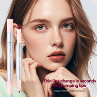 O'CHEAL Lápiz Labial 2 en 1 de Doble Punta, Delineador de Labios, 6 Colores, Mate, Terciopelo, Larga Duración, Resistente al Agua, Vegano, Voluminizador, Maquillaje Labial 3D