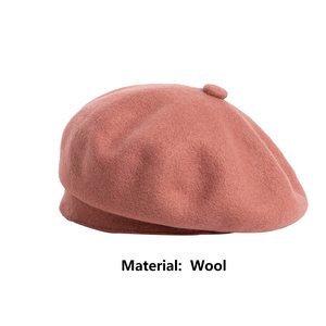 Nouveau Style Chaud À La Mode Français Béret <span class=keywords><strong>chapeau</strong></span> <span class=keywords><strong>pas</strong></span> <span class=keywords><strong>cher</strong></span> Cérémonial Béret Casquettes pour Femmes - Product Image 6