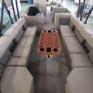 <span class=keywords><strong>Bateau</strong></span> ponton <span class=keywords><strong>de</strong></span> luxe Allhouse en aluminium et <span class=keywords><strong>fibre</strong></span> <span class=keywords><strong>de</strong></span> <span class=keywords><strong>verre</strong></span> avec barbecue et évier pour la pêche en rivière et les loisirs - Product Image 6