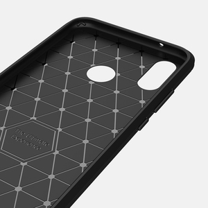 Bán buôn cho Huawei P20 Lite chải kết cấu sợi carbon chống sốc TPU bảo vệ trở lại trường hợp - Product Image 5