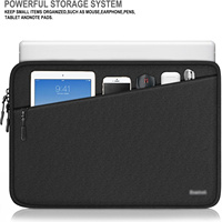 Housse d'ordinateur portable élégante et portable en polyester pour hommes et femmes, grand sacoche d'affaires avec poignée