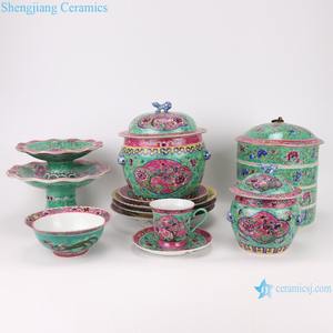 RZFA30 Jingdezhen-jarrón de cerámica con patrón de flores y Fénix - Product Image 6