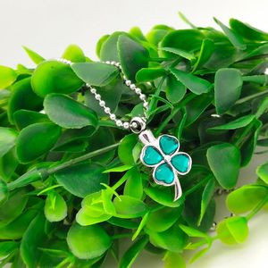 Gioielli in acciaio inossidabile regalo festa della mamma <span class=keywords><strong>quadrifoglio</strong></span> <span class=keywords><strong>ciondolo</strong></span> fortunato - Product Image 3