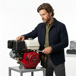 Moteur à essence monocylindre 4 temps TAYO 150 cm³ refroidi par air, démarrage au kick, 6 CV, norme Euro 3, faible coût d'entretien - Product Image 1