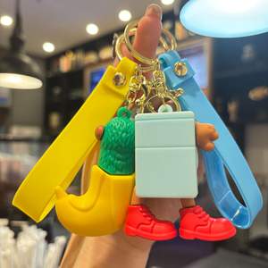 Regalo promocional llavero de goma personalizado 3D Anime Super Marios <span class=keywords><strong>Bros</strong></span> PVC llaveros llavero de dibujos animados - Product Image 5