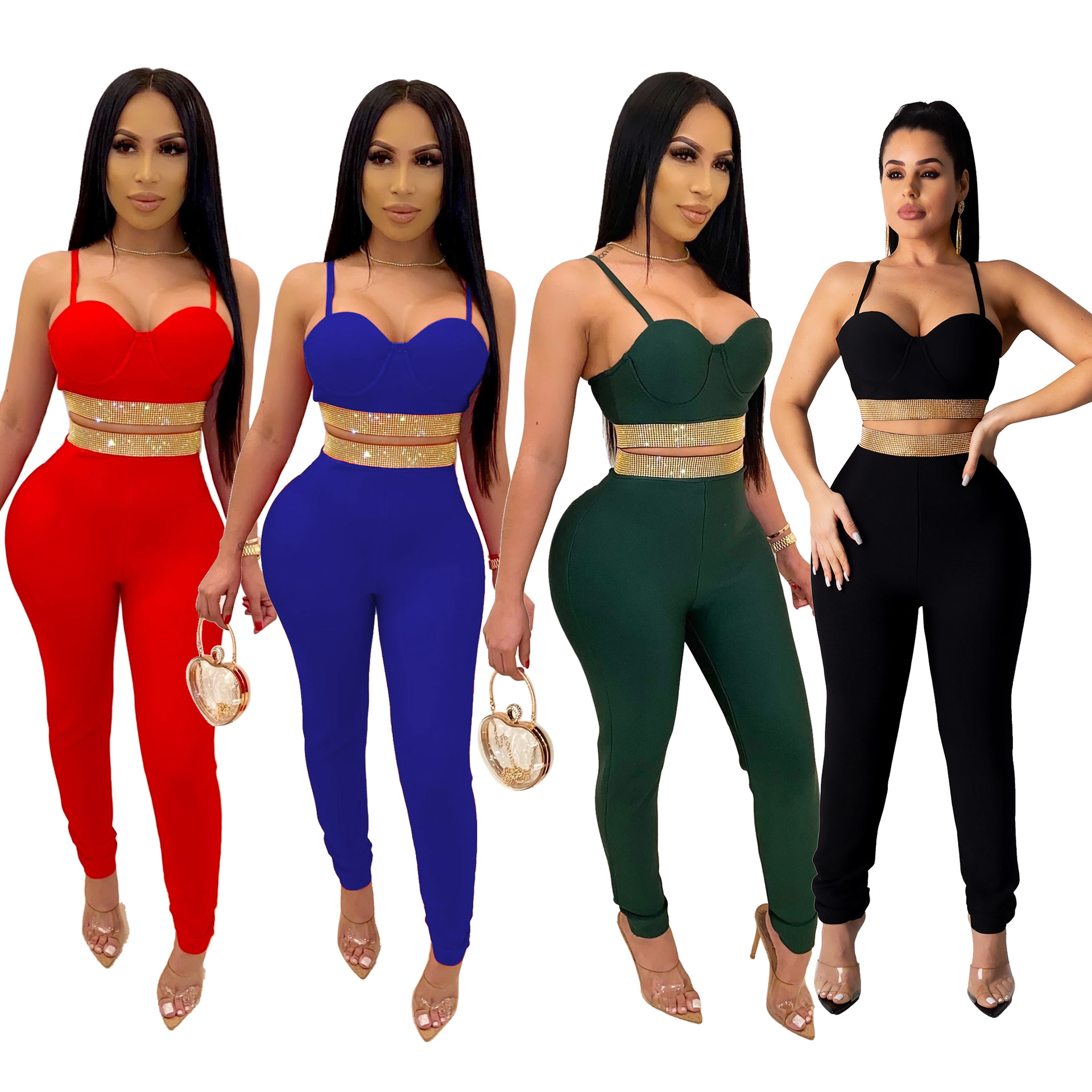 Encuentre el mejor fabricante de pantalon con blusa para fiesta y pantalon  con blusa para fiesta para el mercado de hablantes de spanish en alibaba.com