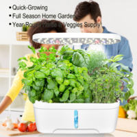 Machine de culture hydroponique intelligente de bureau multi-pods Tuya WiFi à 6 boutons de commande, kit de semis sans terre pour cuisine intérieure